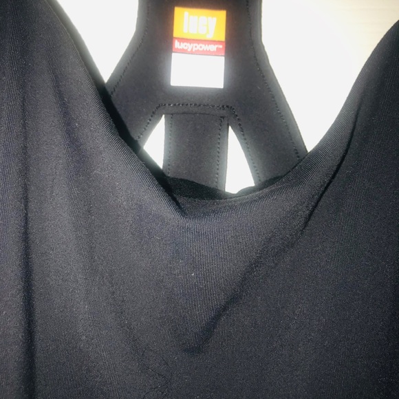🖤 LUCY Power women Black Yoga Tank Top Sold as is - Picture 4 of 7